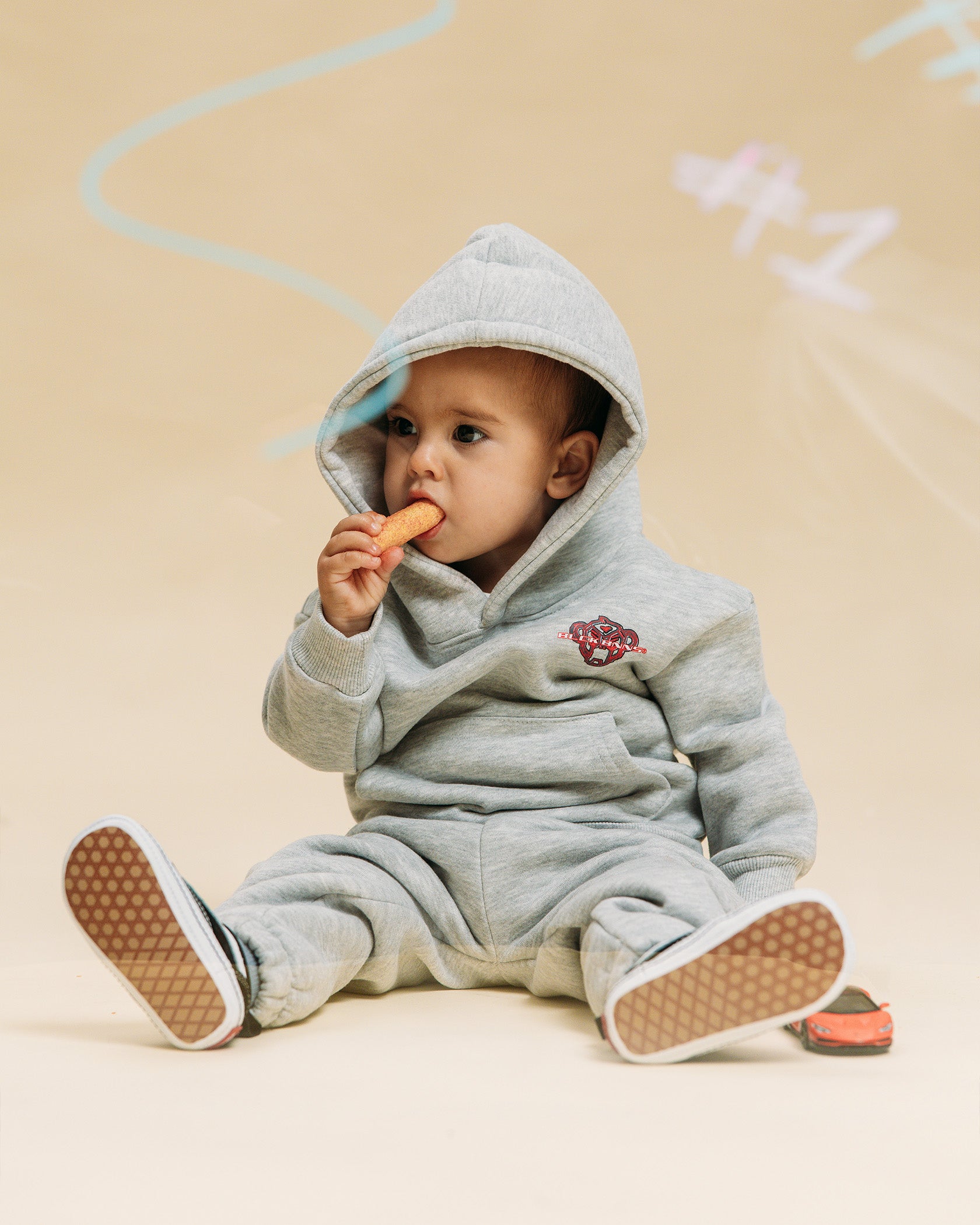 MC SKETCH SWEATSUIT | Grijs gemêleerd