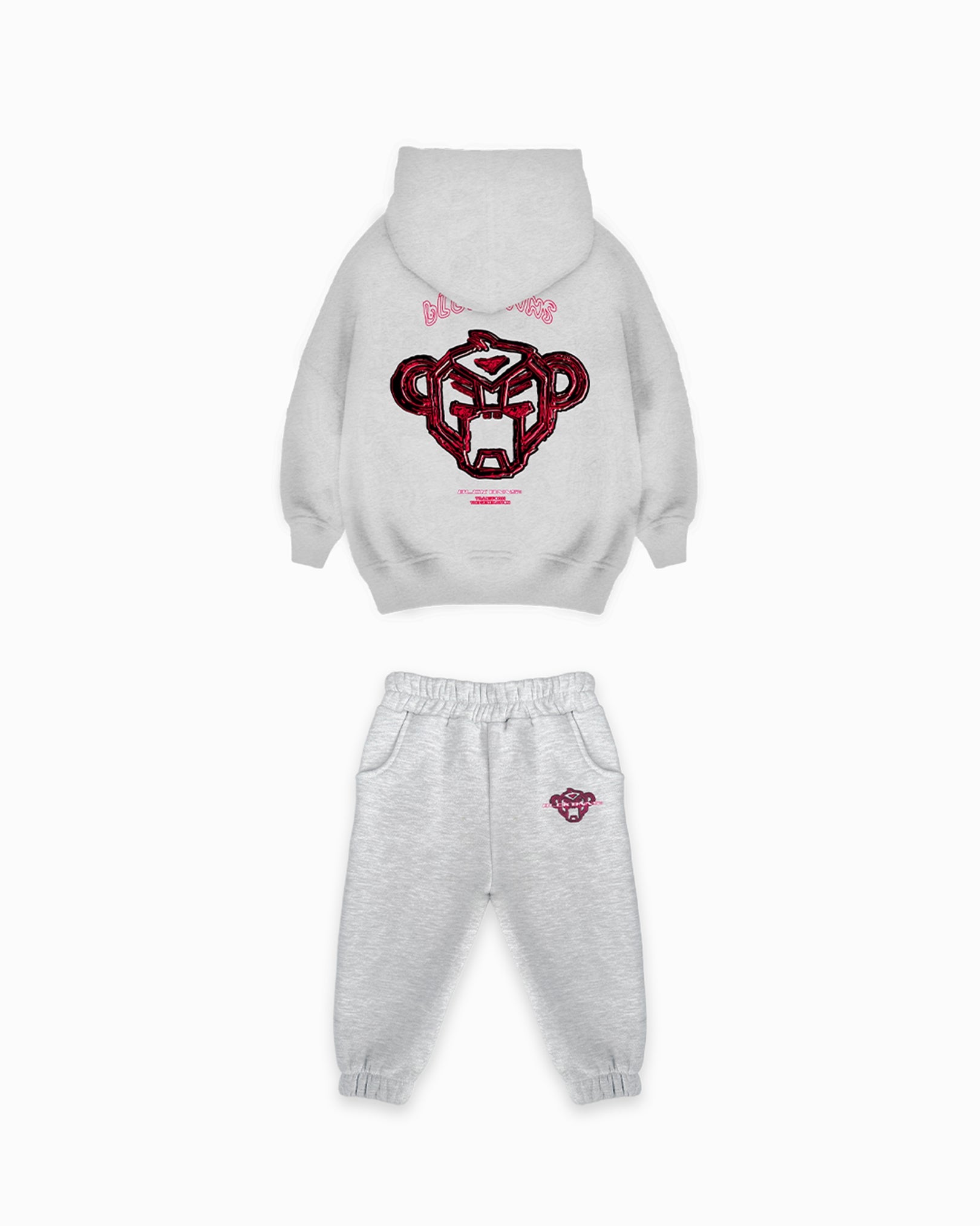 MC SKETCH SWEATSUIT | Grijs gemêleerd