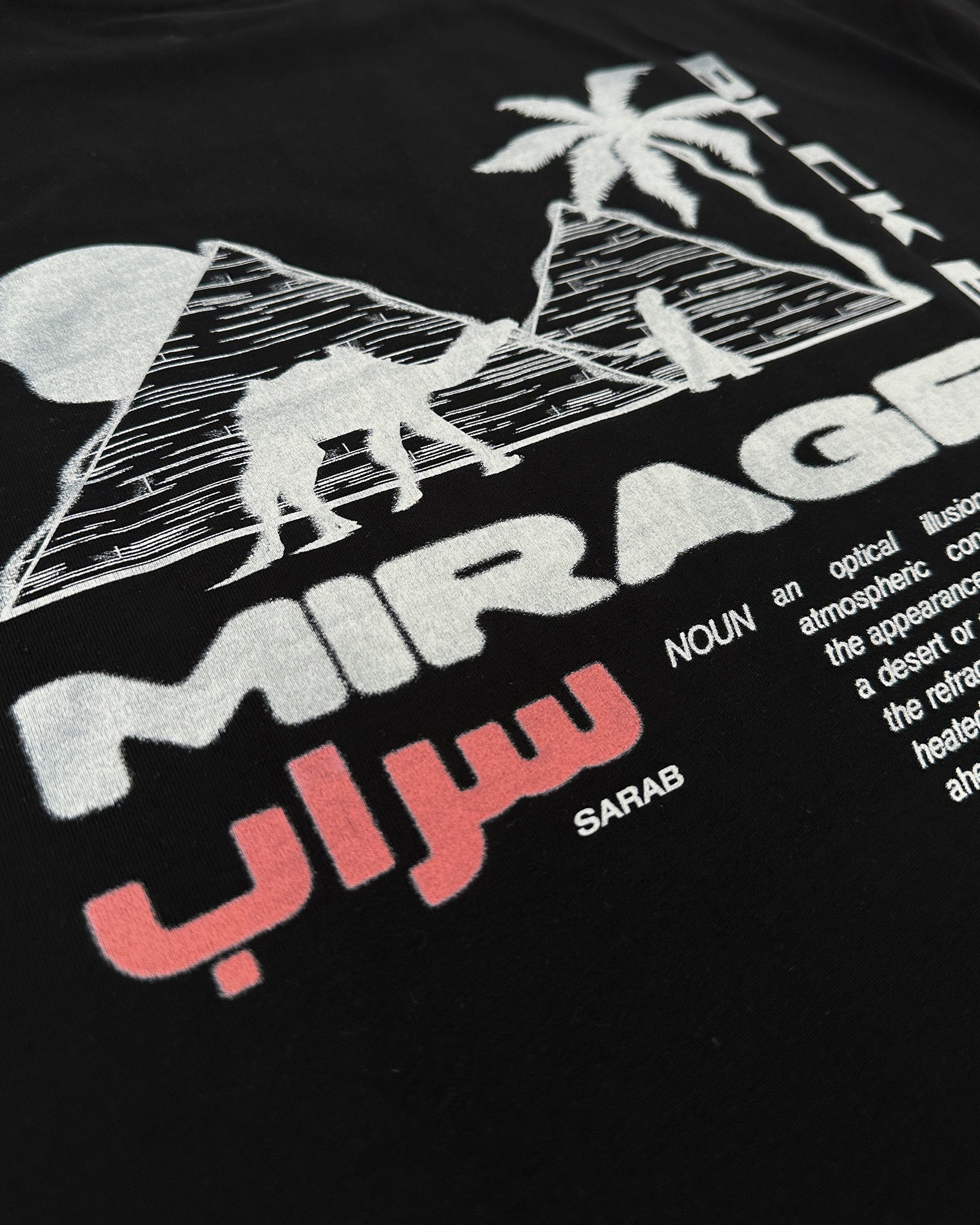 MIRAGE T-SHIRT | Zwart