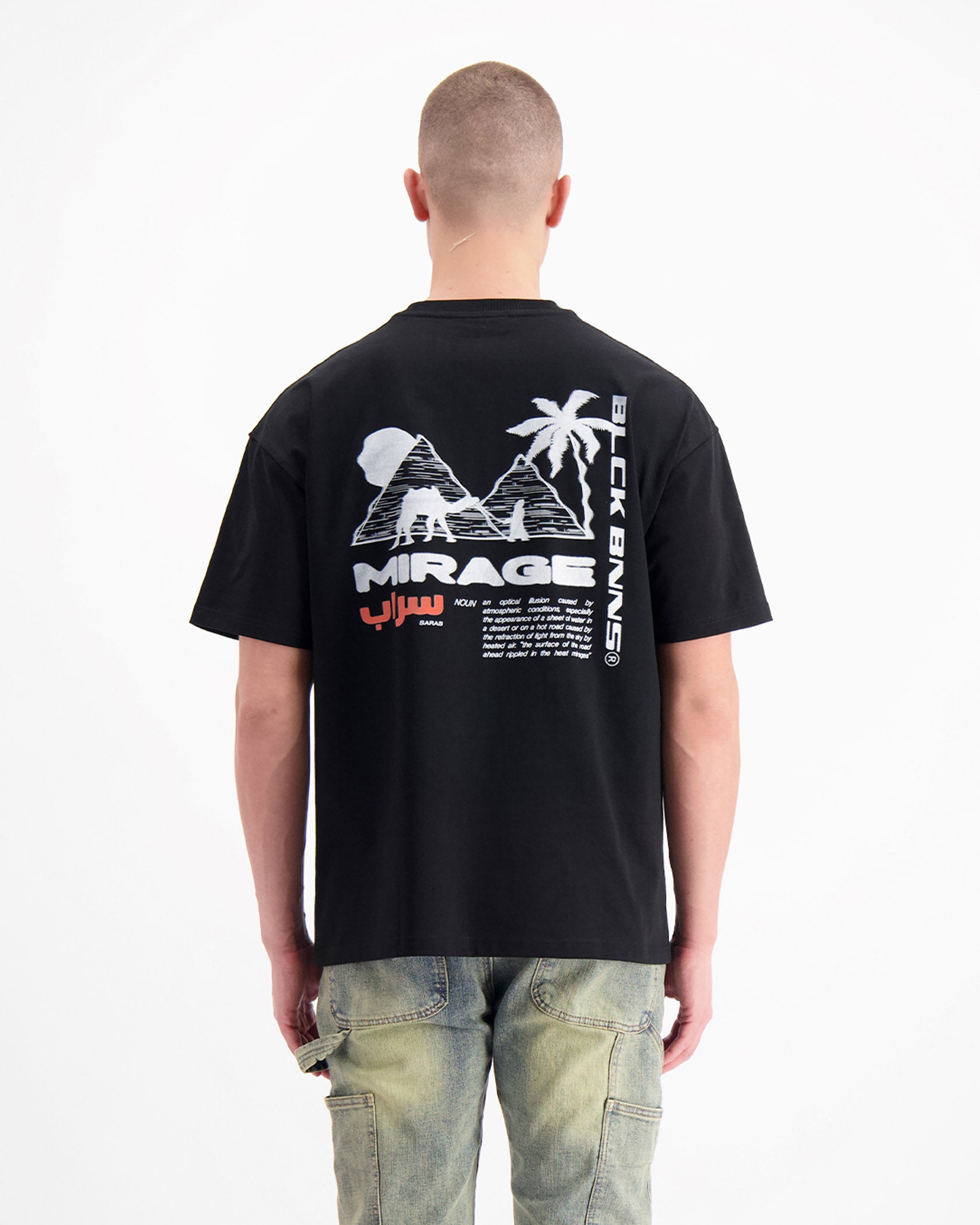 MIRAGE T-SHIRT | Zwart