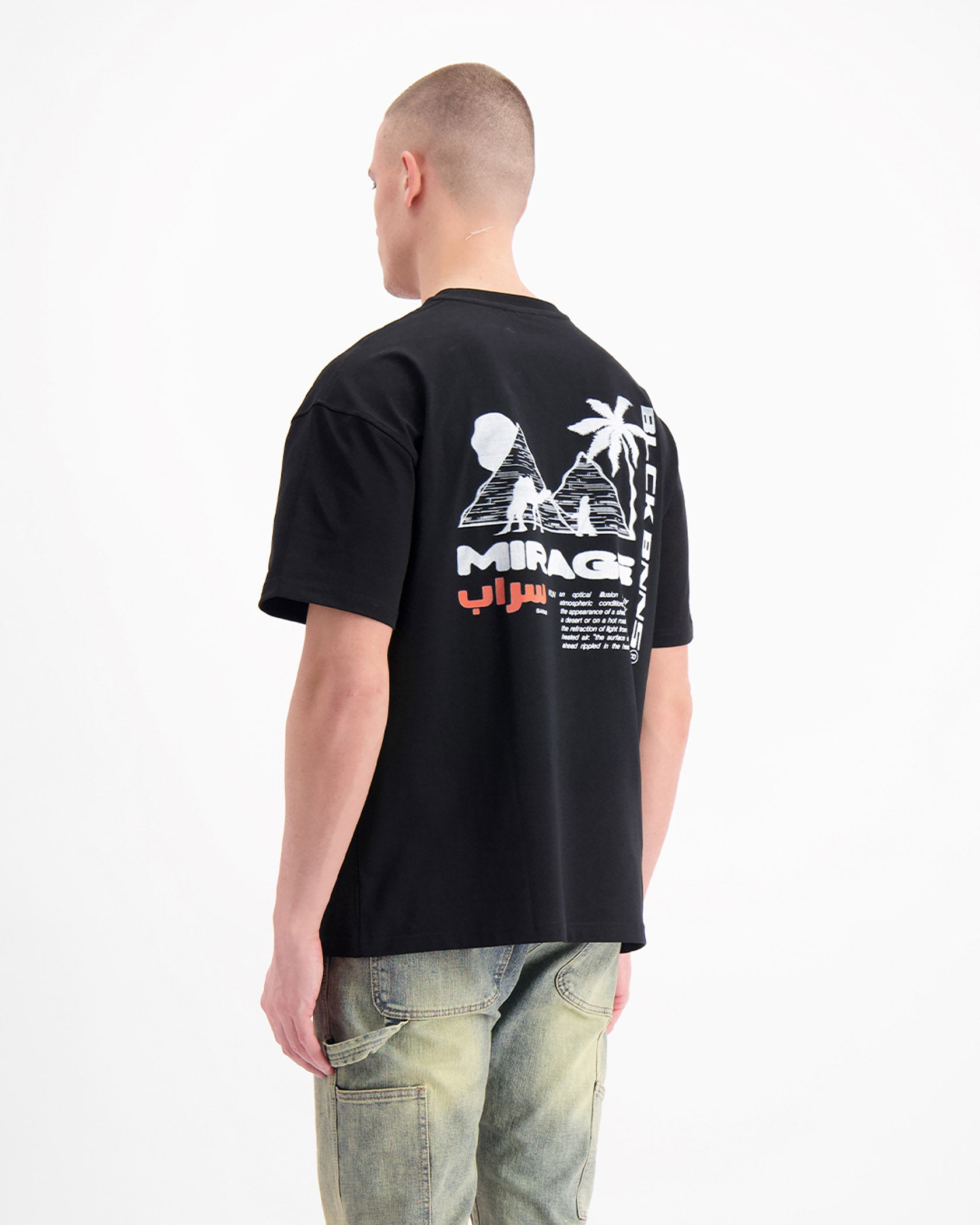MIRAGE T-SHIRT | Zwart