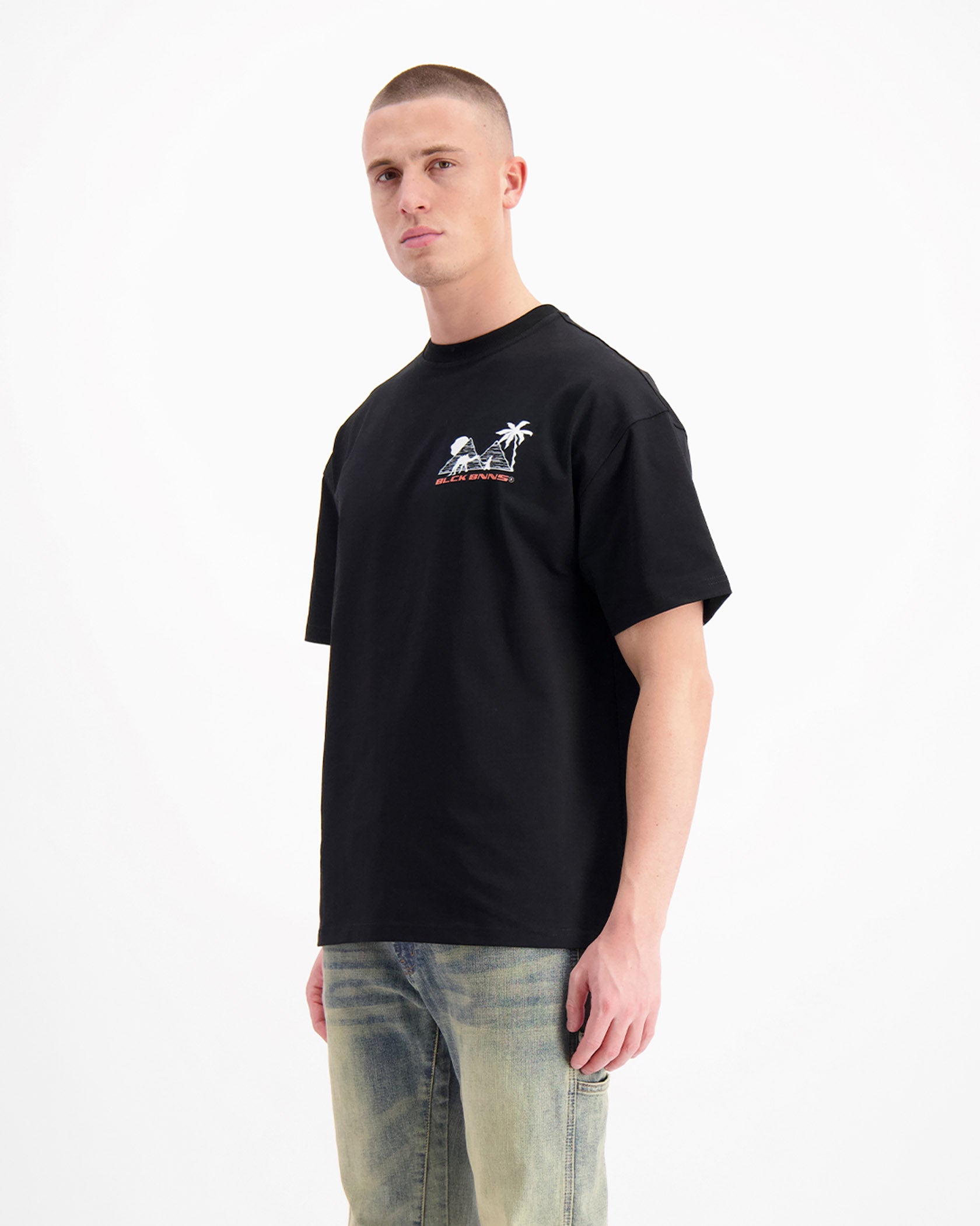 MIRAGE T-SHIRT | Zwart