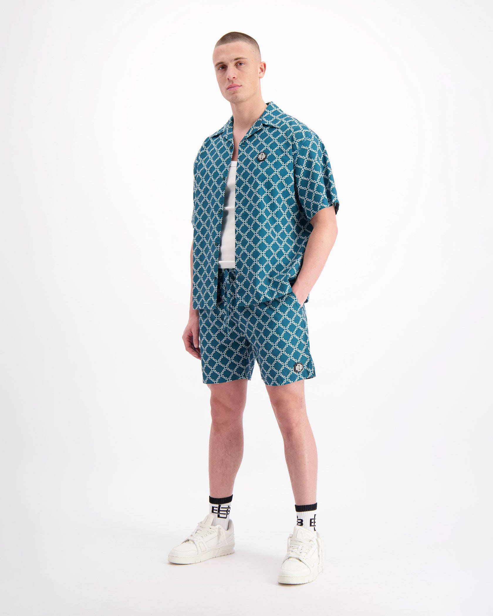 MONOGRAM SHIRT | Groen