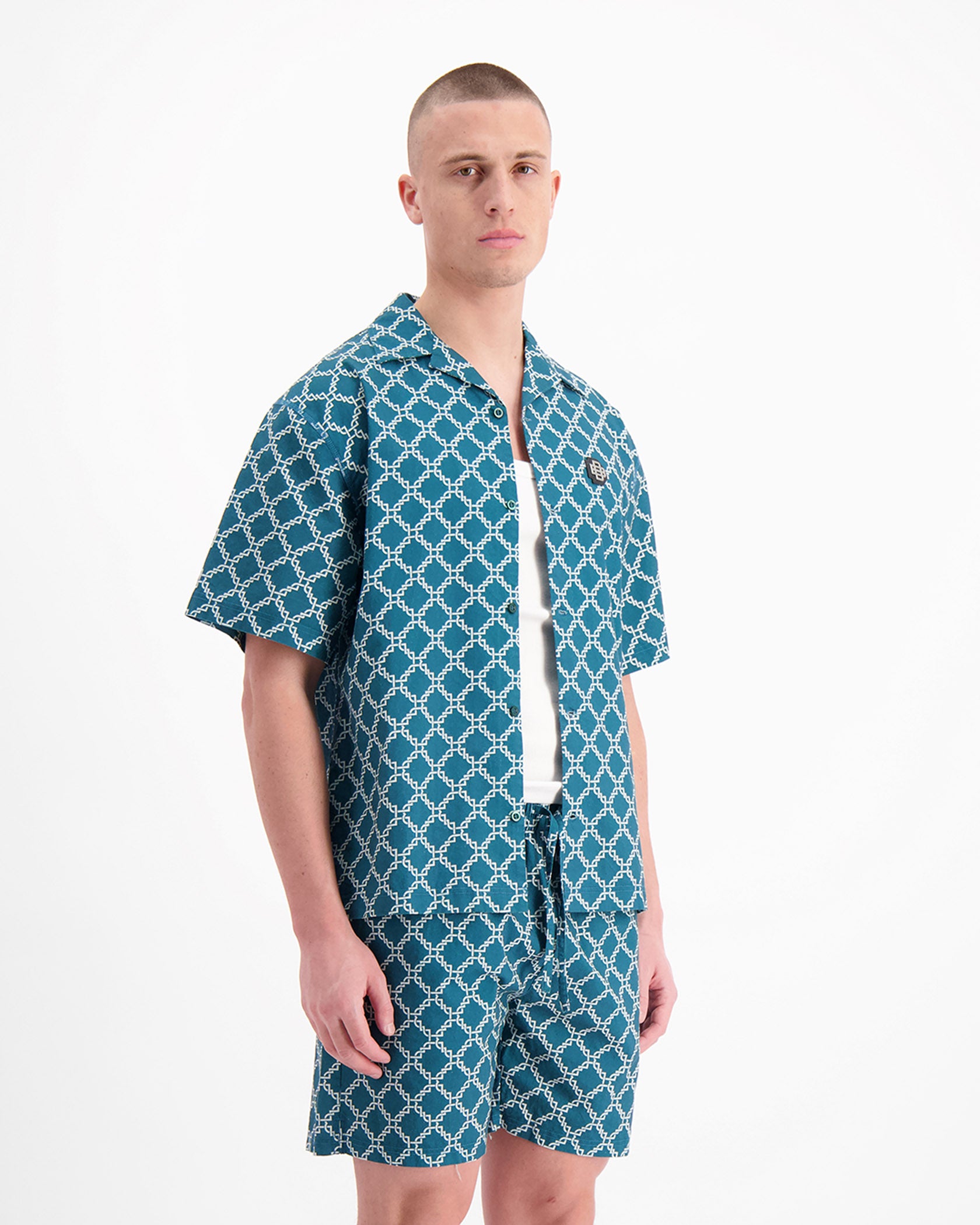 MONOGRAM SHIRT | Groen