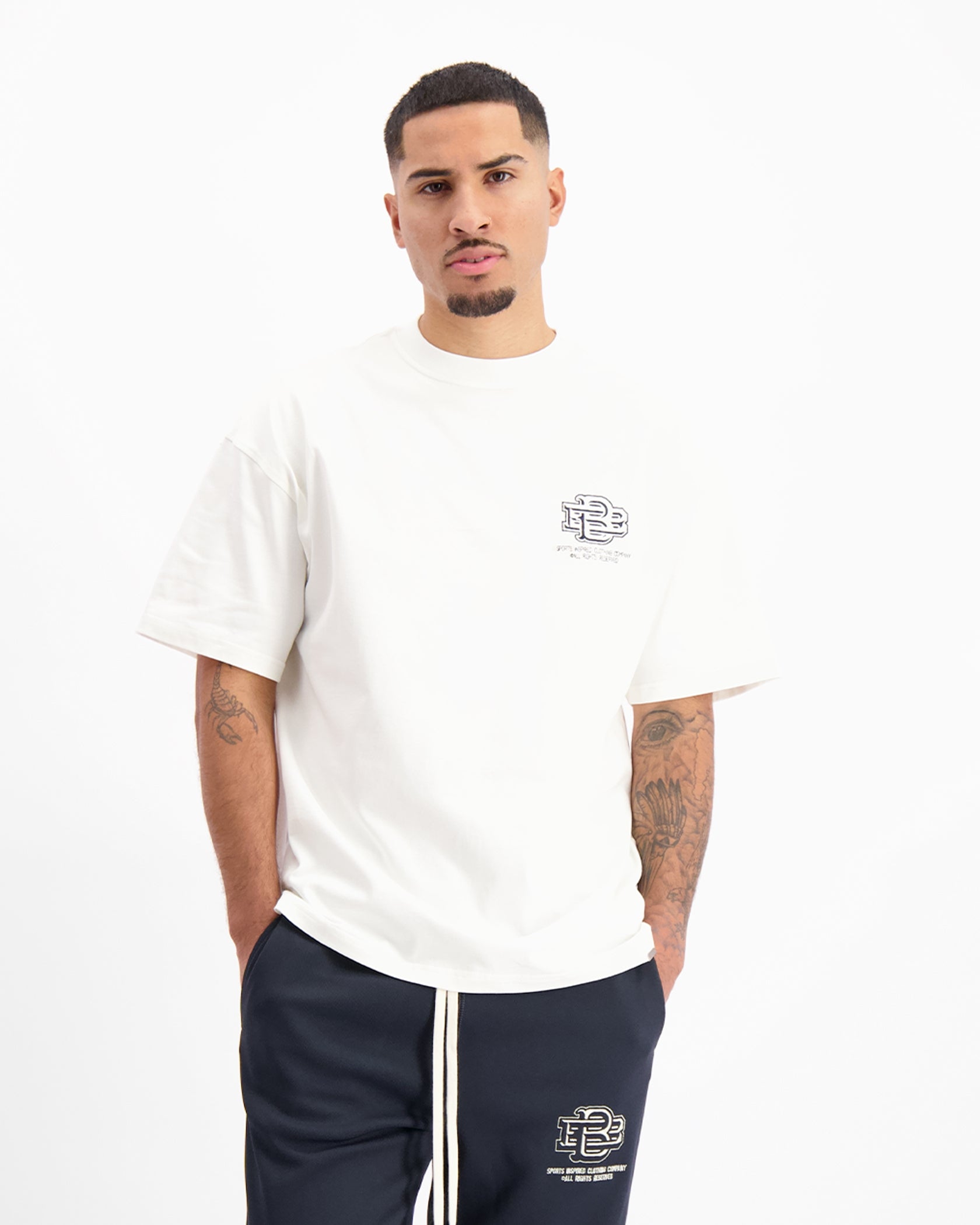 MONOGRAM T-SHIRT | Wit