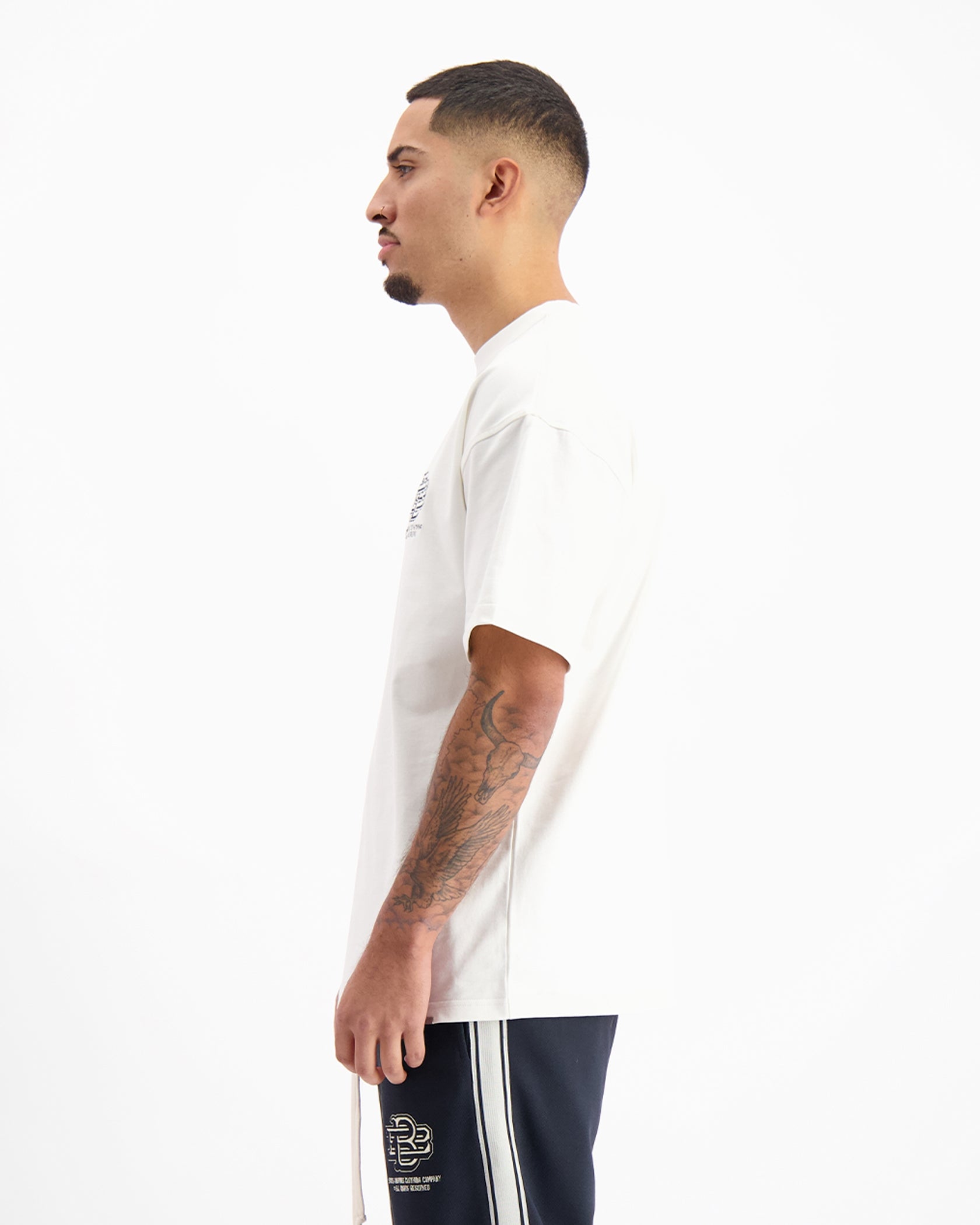 MONOGRAM T-SHIRT | Wit