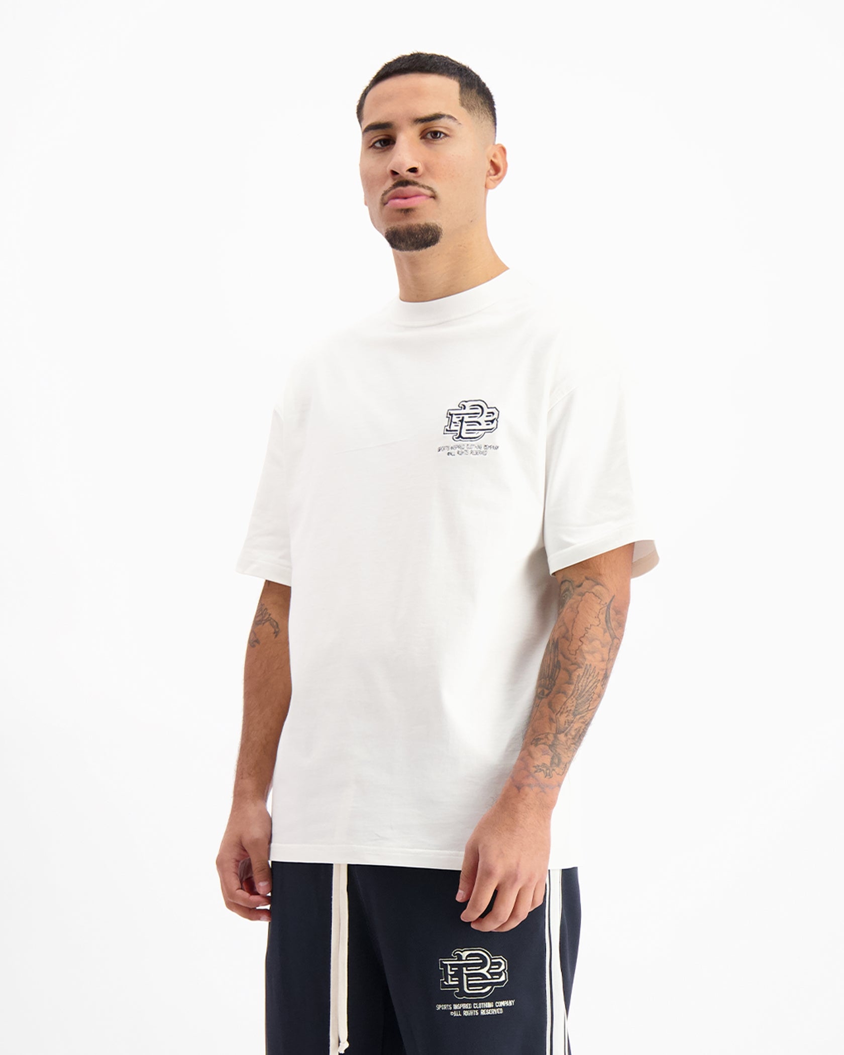 MONOGRAM T-SHIRT | Wit