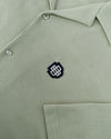 MONOGRAM WAFFLE SHIRT | Groen