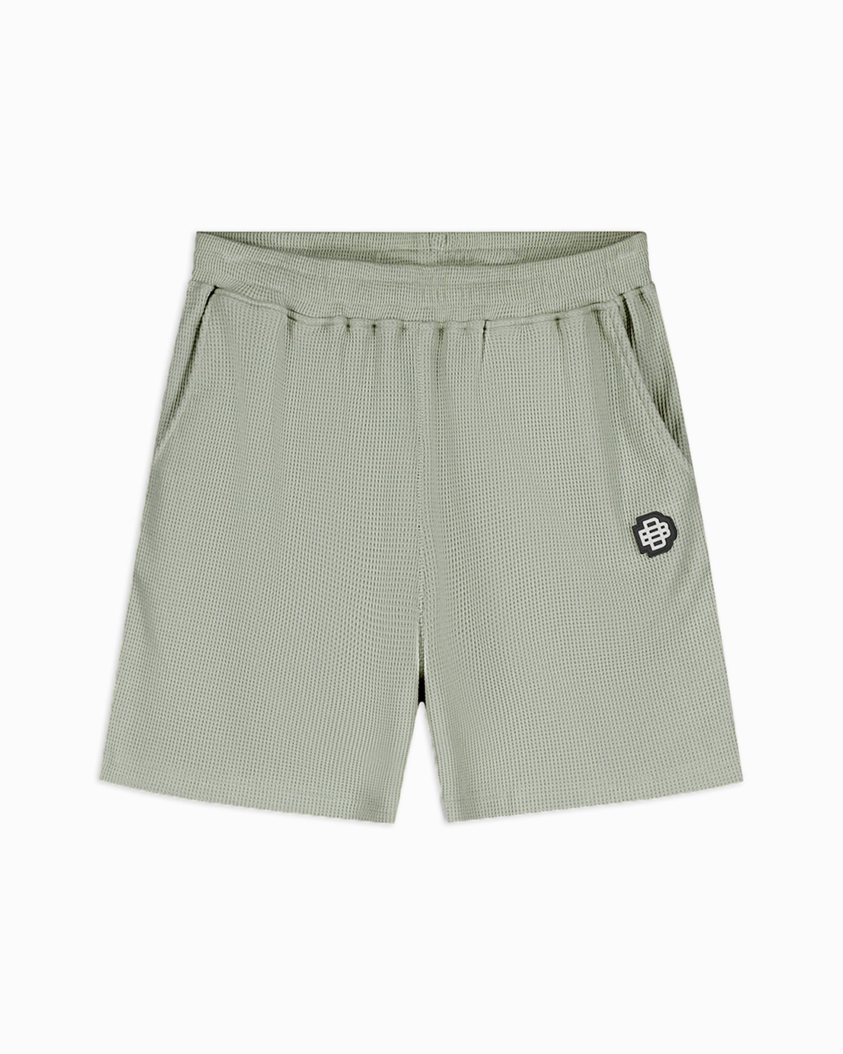 MONOGRAM WAFFLE SHORTS | Groen