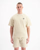 MONOGRAM WAFFLE T-SHIRT | Beige