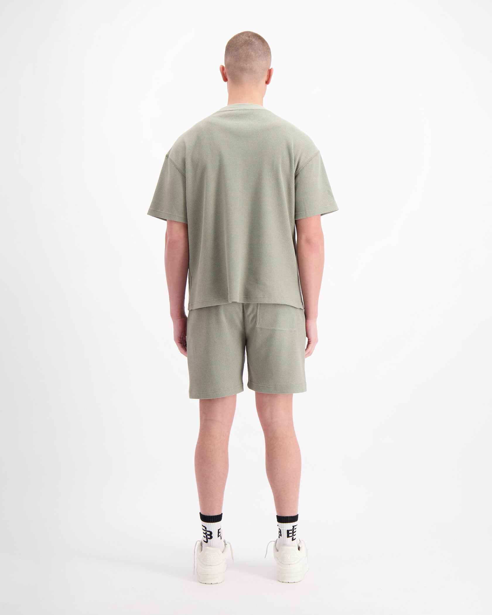 MONOGRAM WAFFLE SET | Groen