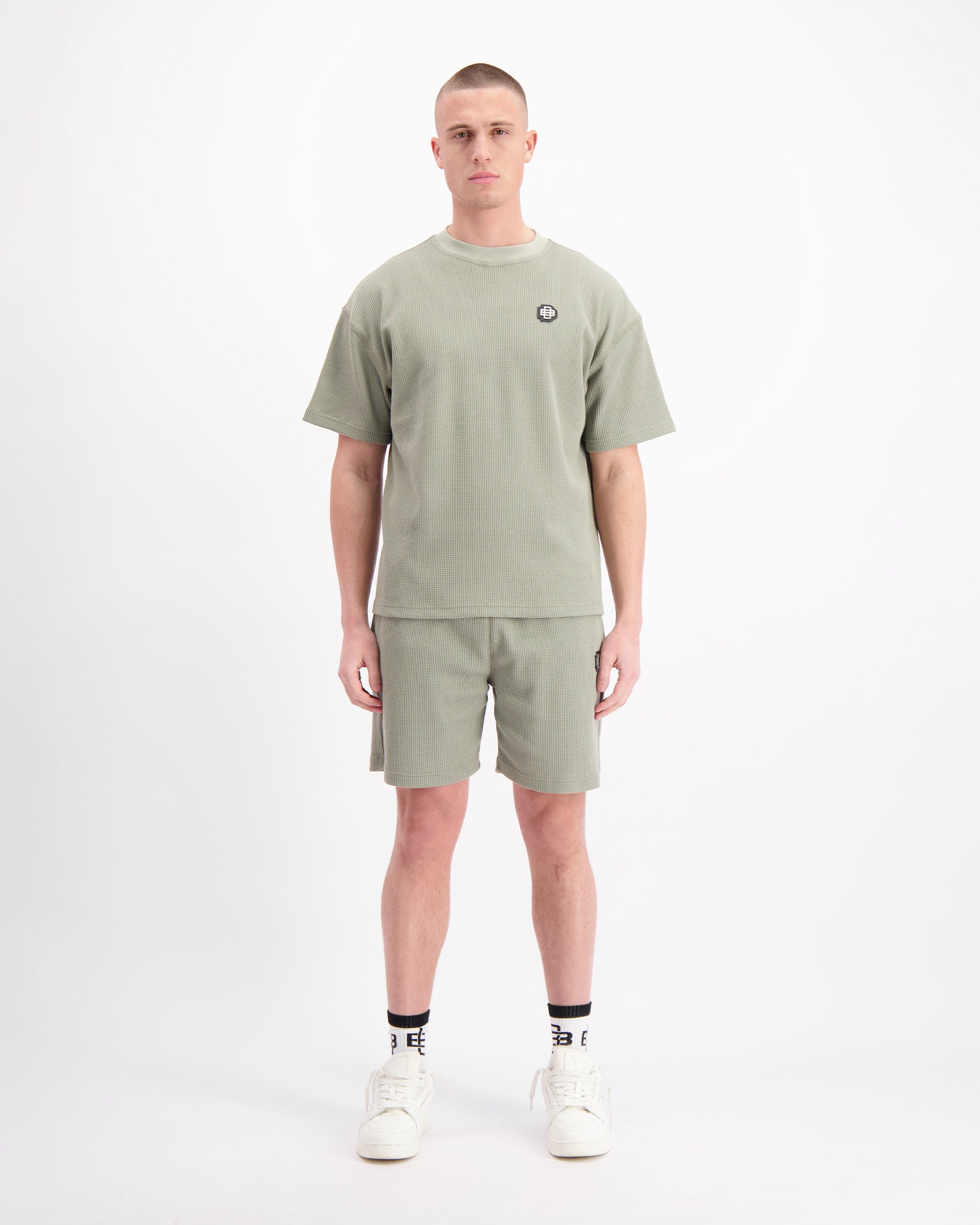 MONOGRAM WAFFLE SET | Groen