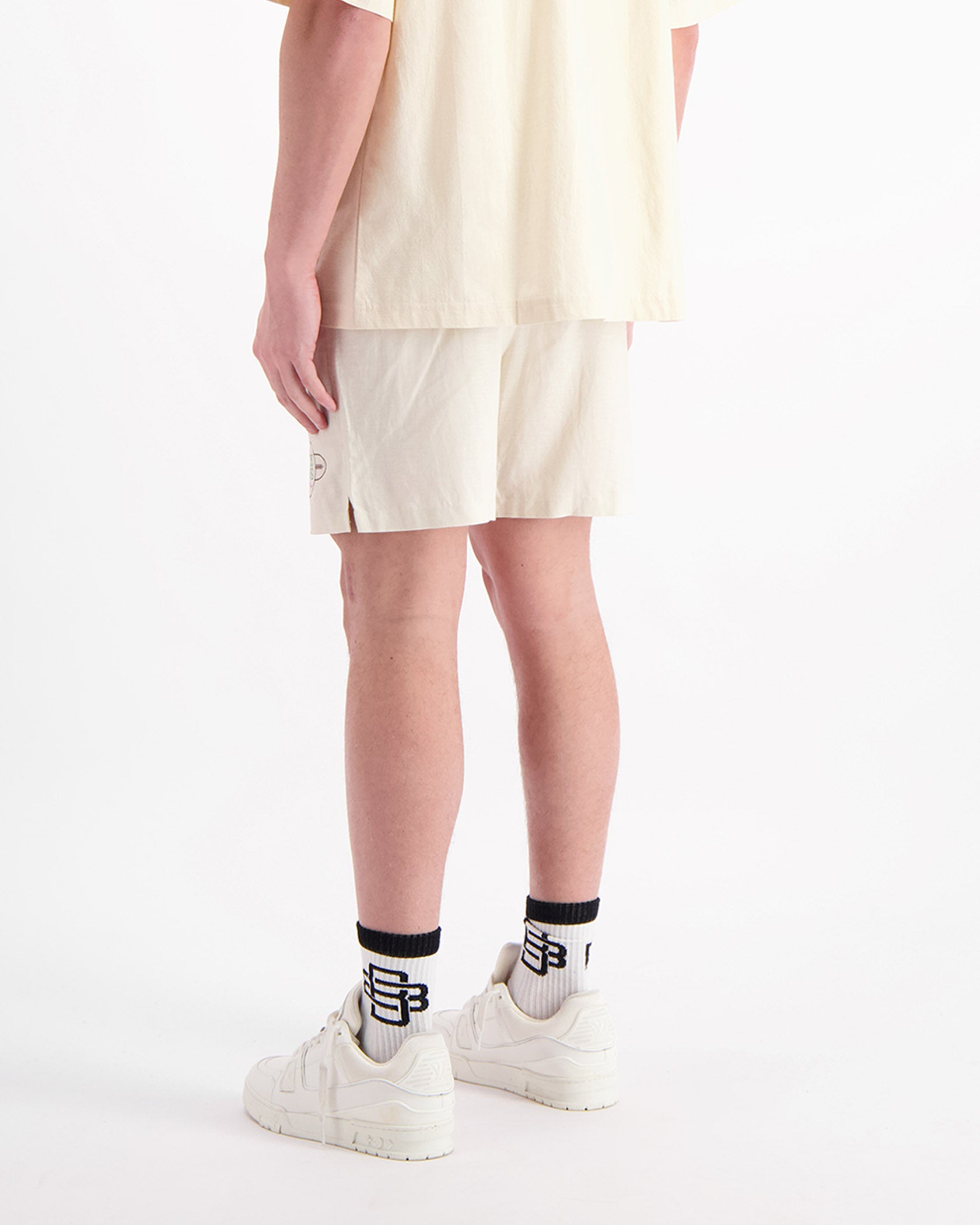 NOMAD LINNEN SHORTS | Zand