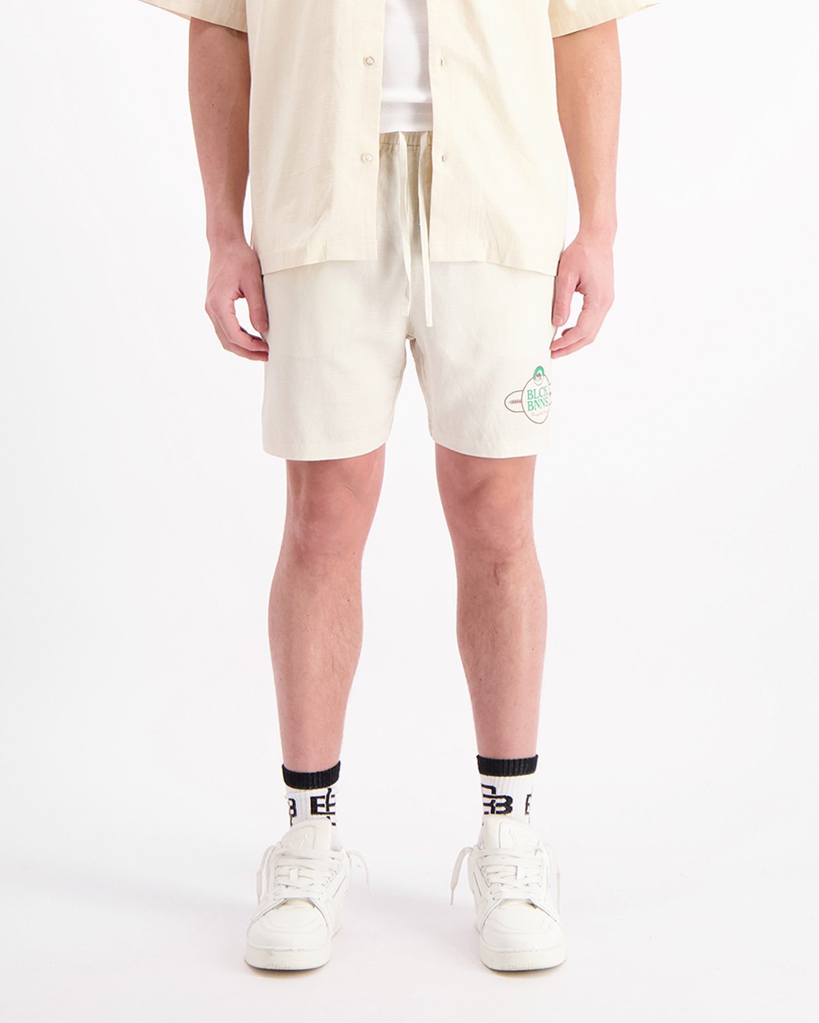 NOMAD LINNEN SHORTS | Zand