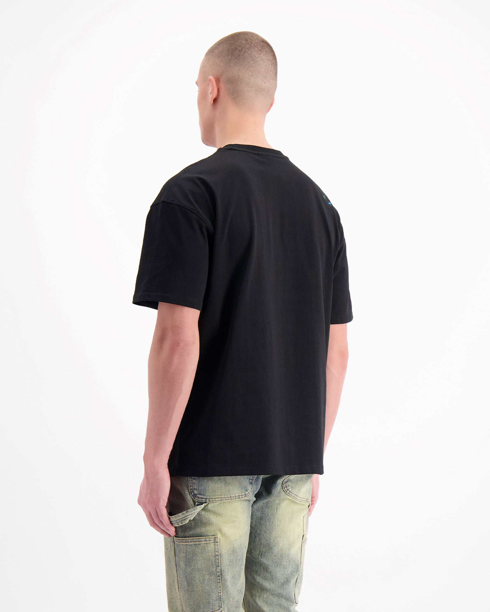 PAINTERS T-SHIRT | Zwart