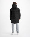KIDS PLATE PARKA JACKET | Zwart