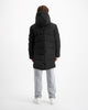 KIDS PLATE PARKA JACKET | Zwart