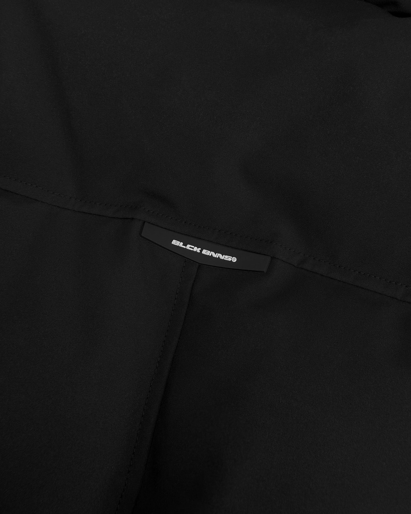 KIDS PLATE PARKA JACKET | Zwart