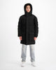 KIDS PLATE PARKA JACKET | Zwart