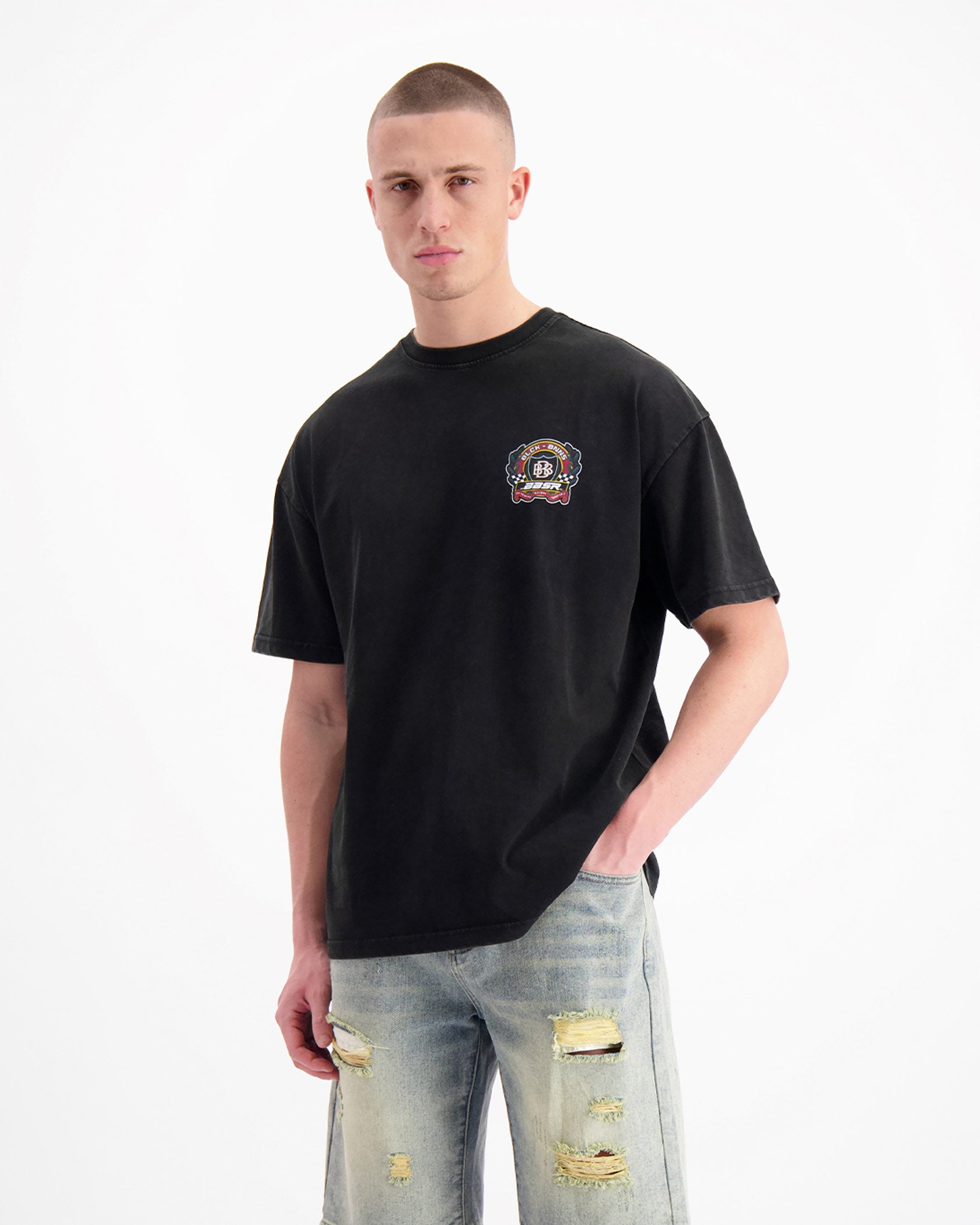 RALLY T-SHIRT | Zwart