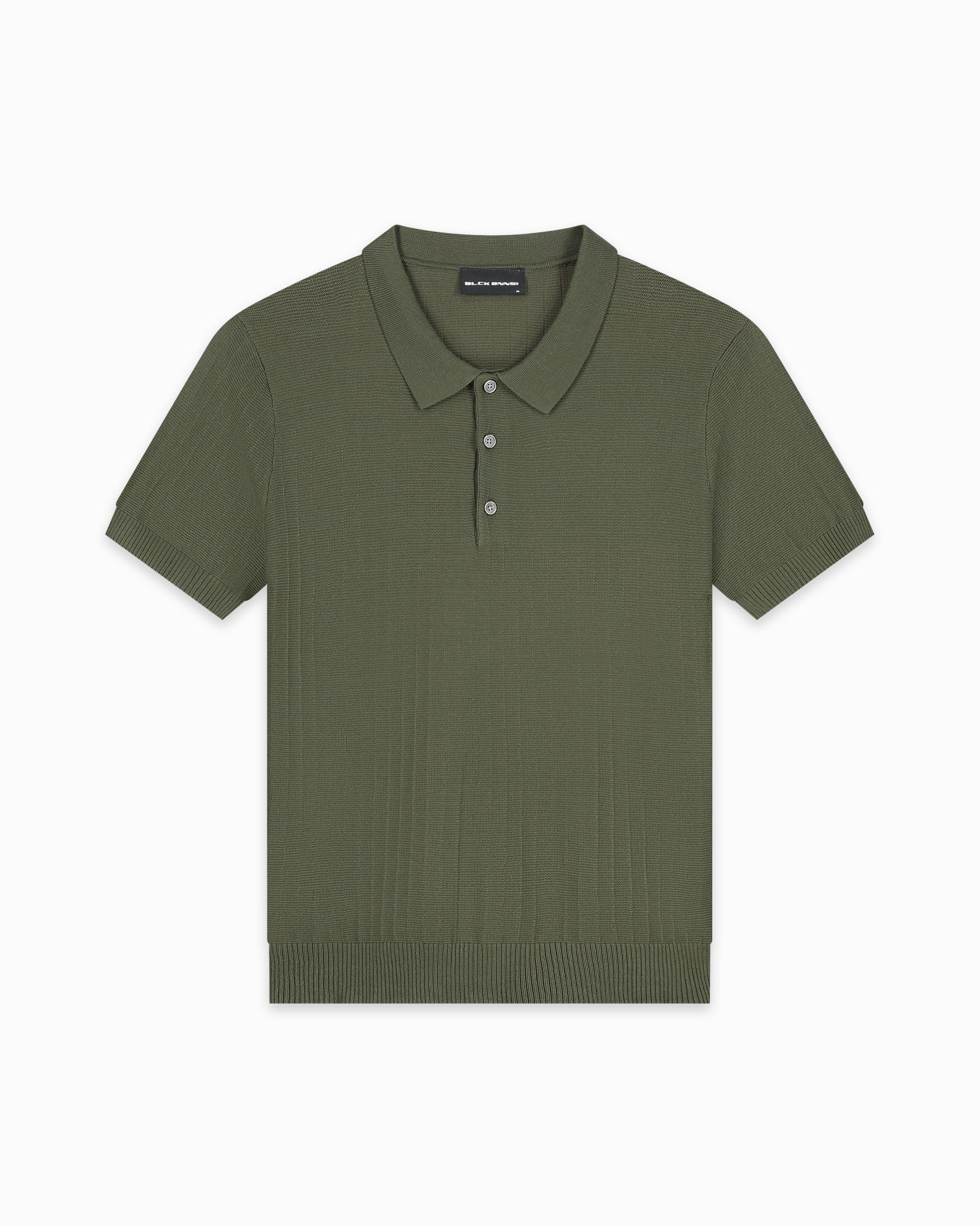 POLO met ribbels groen