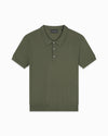 POLO met ribbels groen