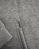 RIPPED MONOGRAM HOODIE | Grijs