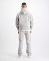 RIPPED MONOGRAM SWEATSUIT | Grijs gemêleerd