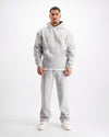 RIPPED MONOGRAM HOODIE | Grijs