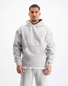 RIPPED MONOGRAM HOODIE | Grijs