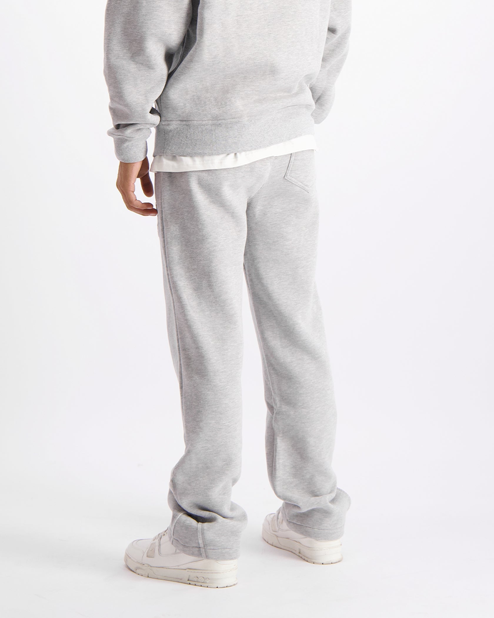 RIPPED MONOGRAM SWEATPANTS | Grijs