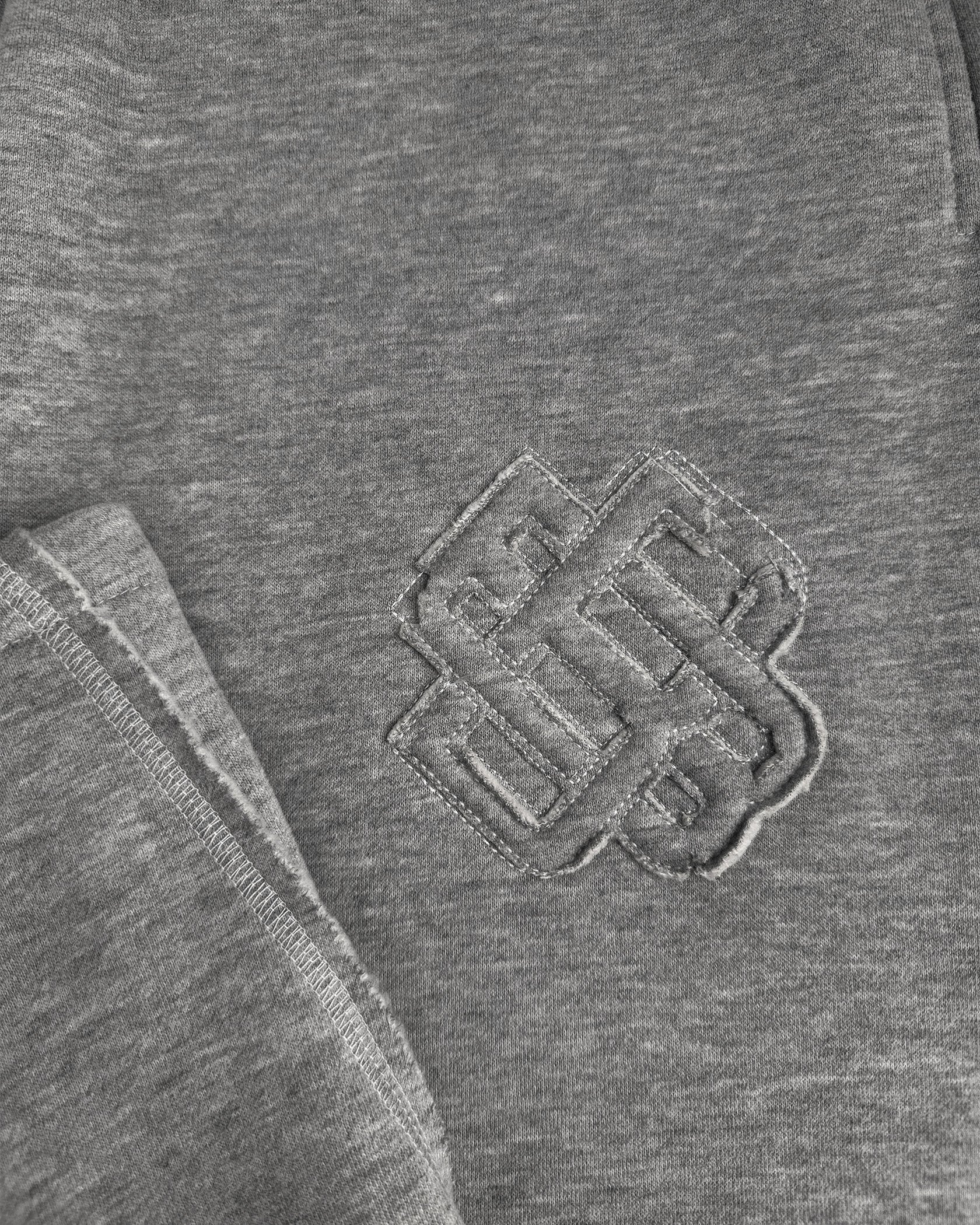 RIPPED MONOGRAM SWEATPANTS | Grijs