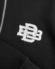 RIPPED ZIP HOODIE | Zwart