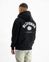 RIPPED ZIP HOODIE | Zwart