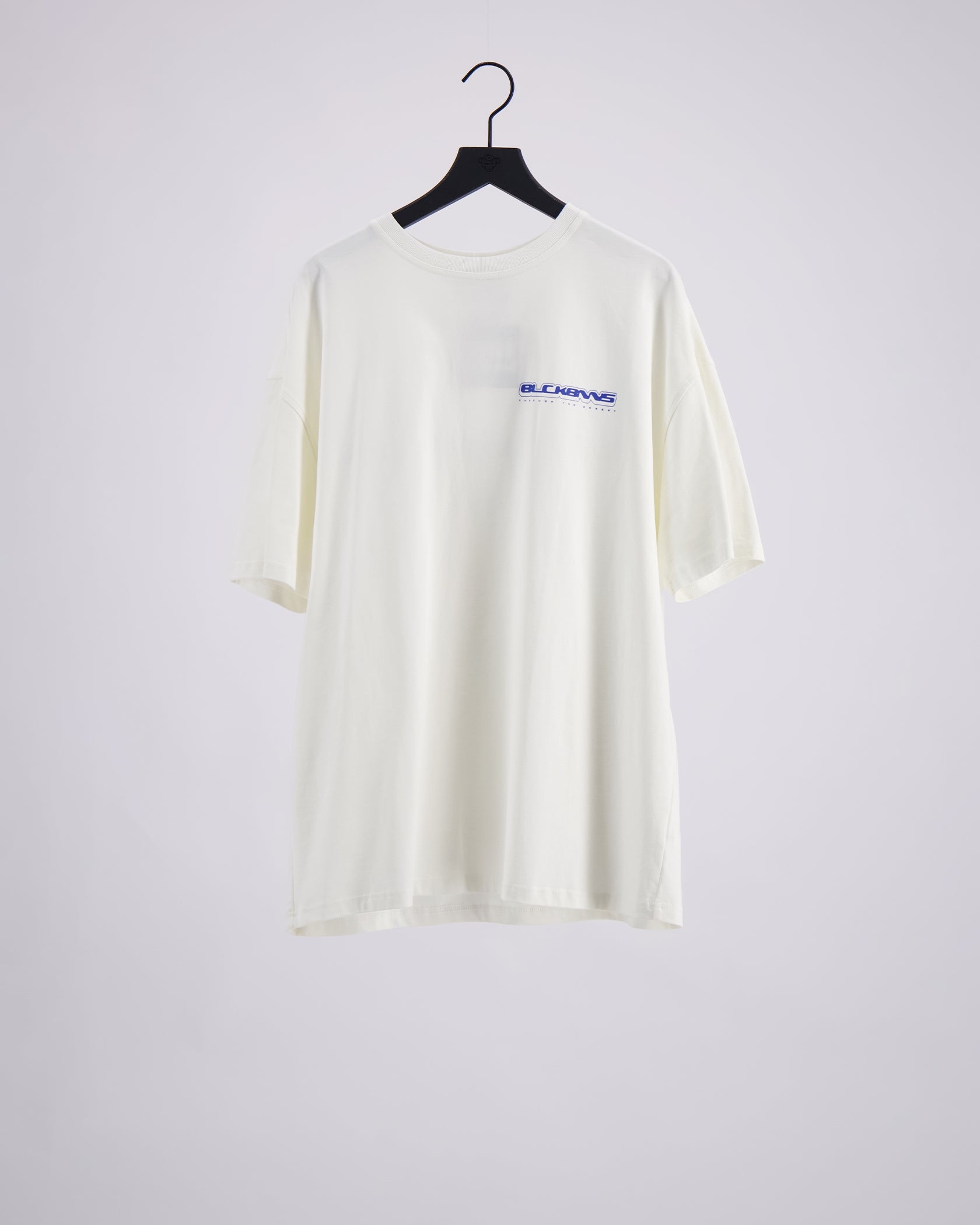 VOORBEELD T-SHIRT | Wit/blauw