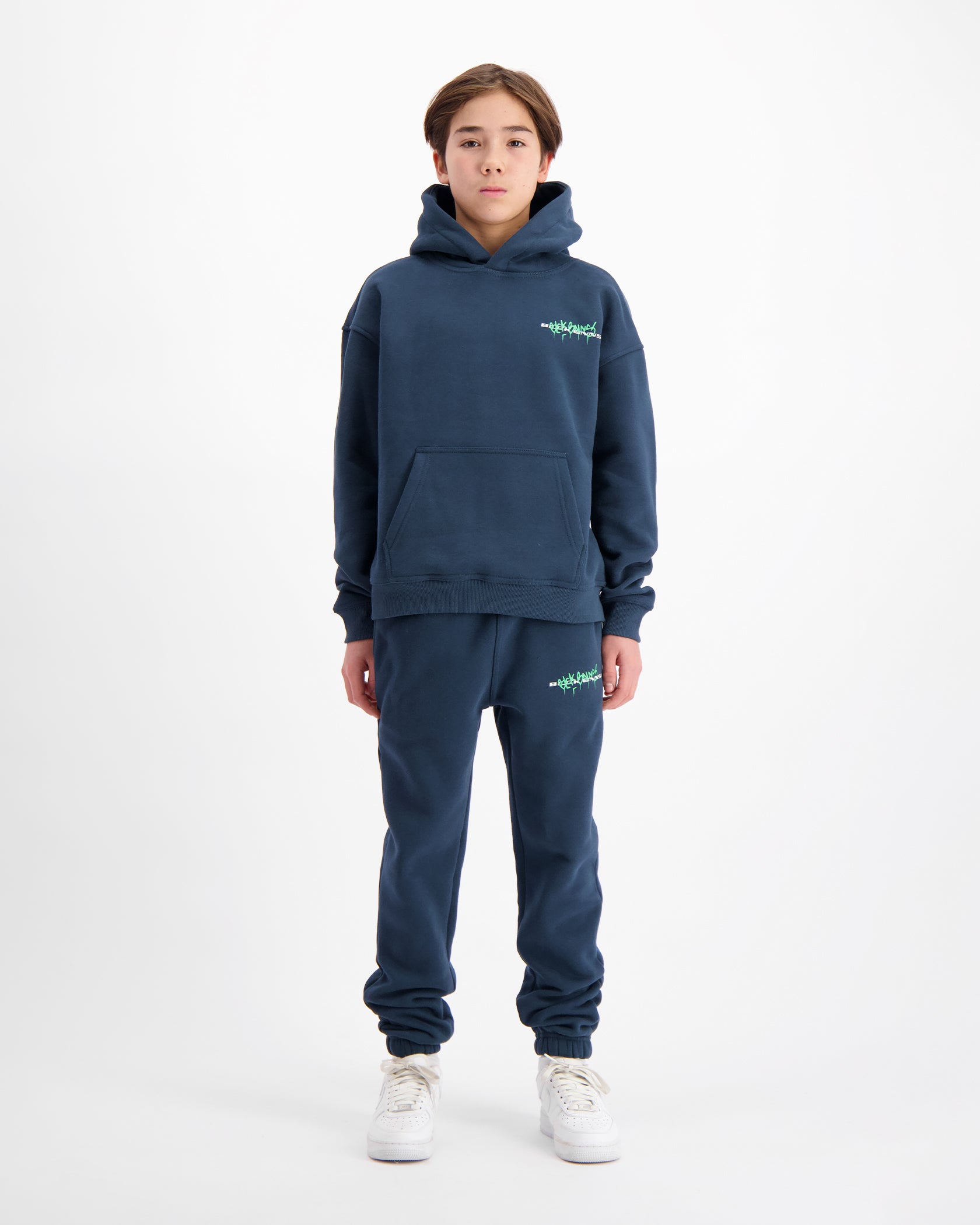 KIDS SPRAYED SWEATSUIT | Marine
