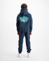 KIDS SPRAYED SWEATSUIT | Marine