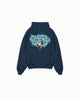 KIDS SPRAYED HOODIE | Navy