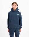 KIDS SPRAYED HOODIE | Navy