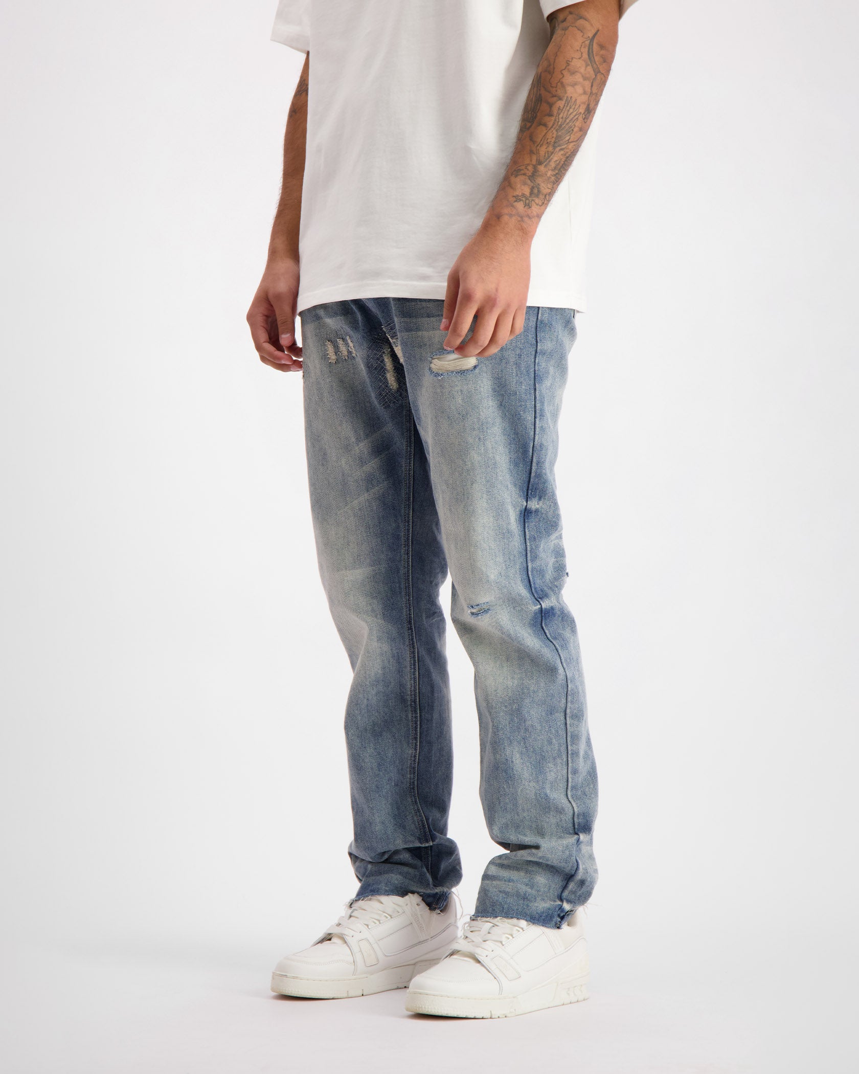 RECHTSTREEKSE DENIM | Blauw