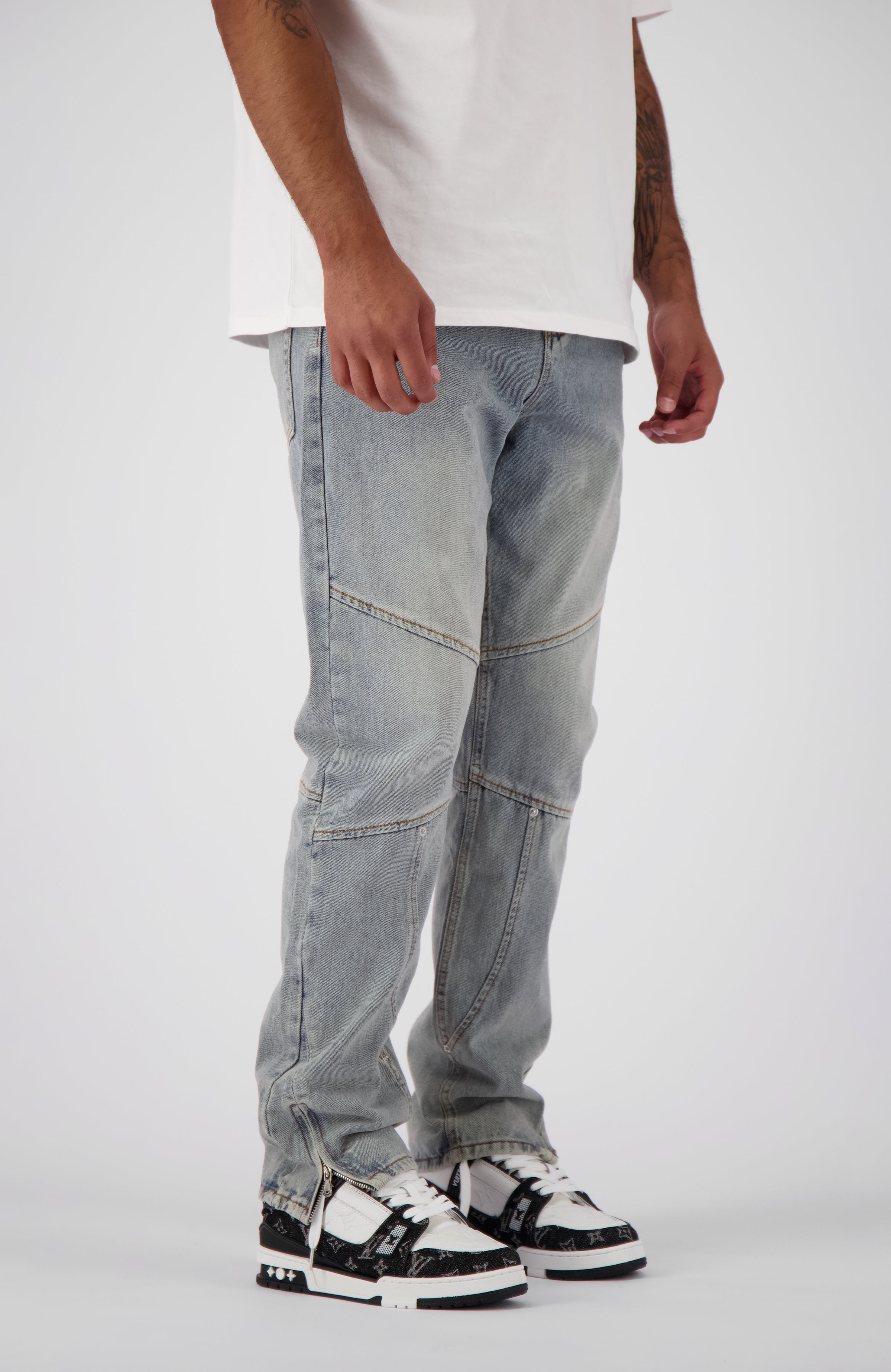 STRAIGHT WORKER DENIM | Blauw