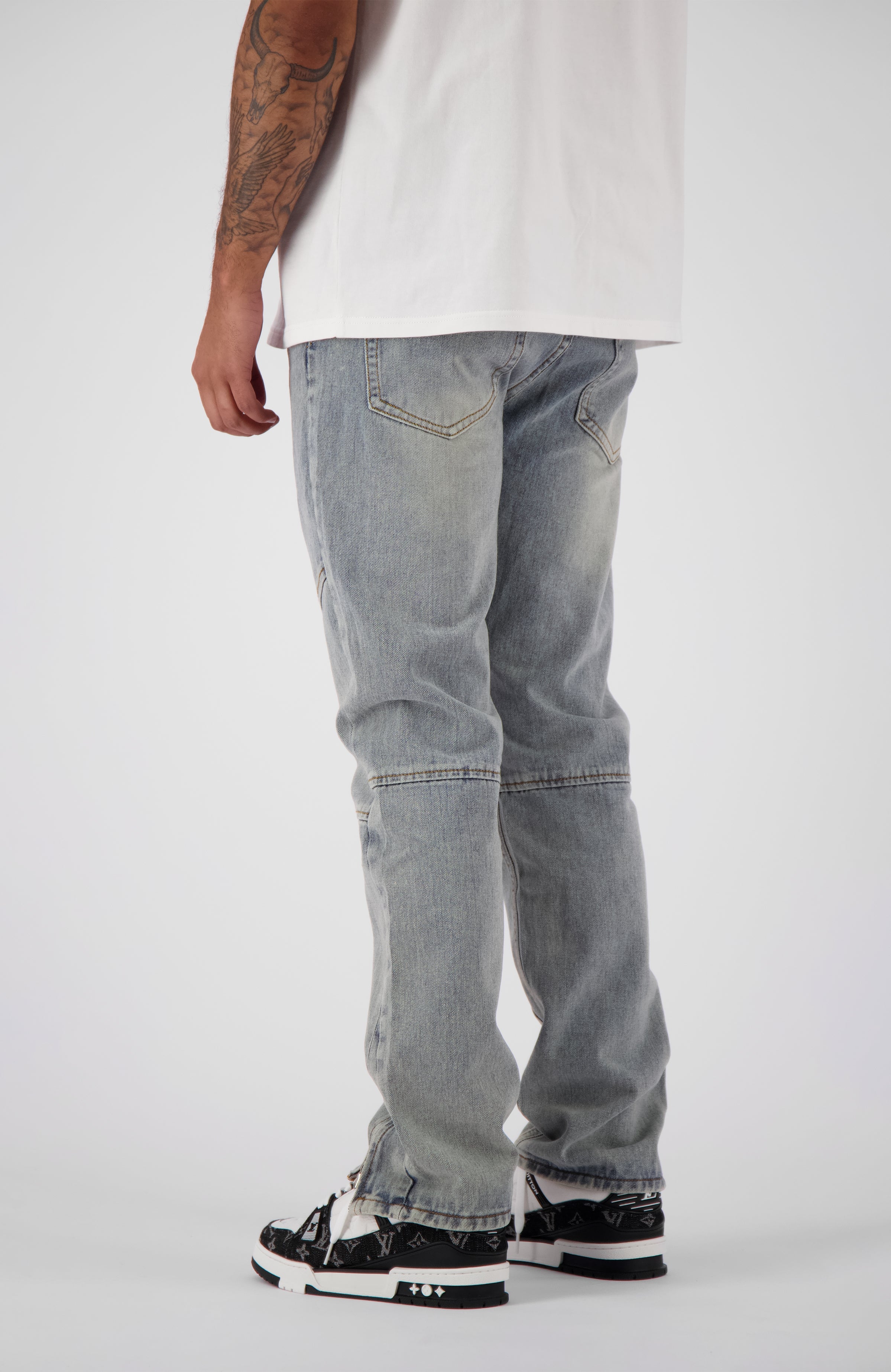 STRAIGHT WORKER DENIM | Blauw
