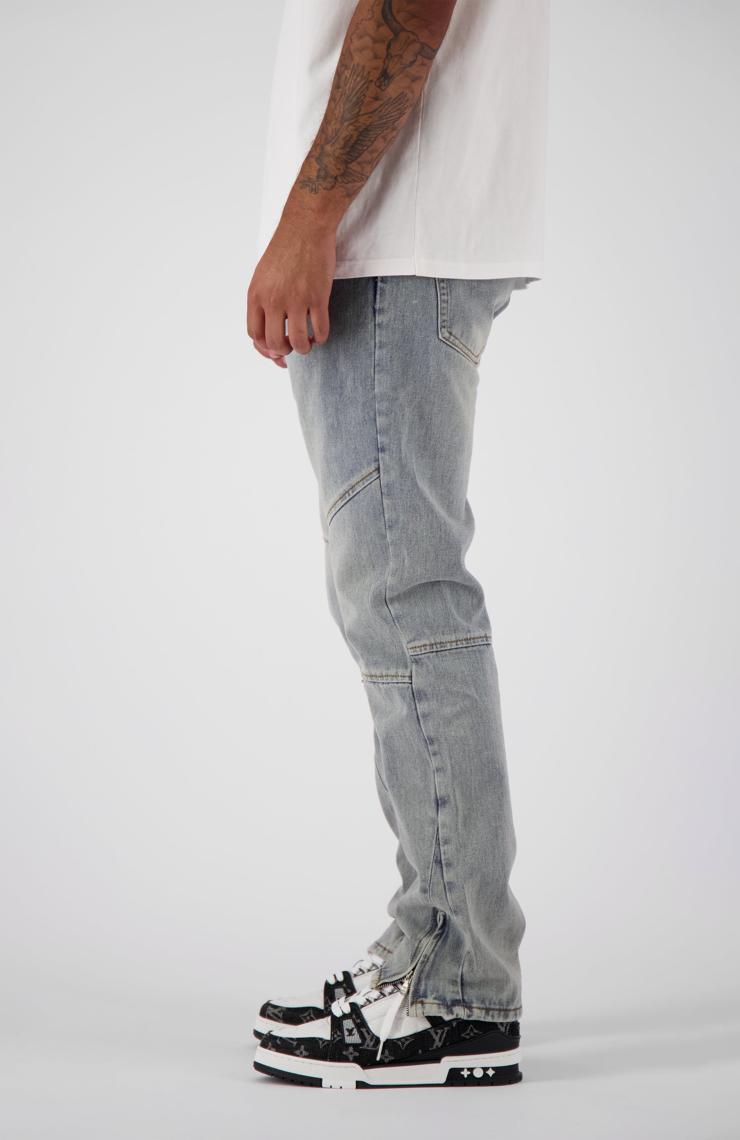 STRAIGHT WORKER DENIM | Blauw
