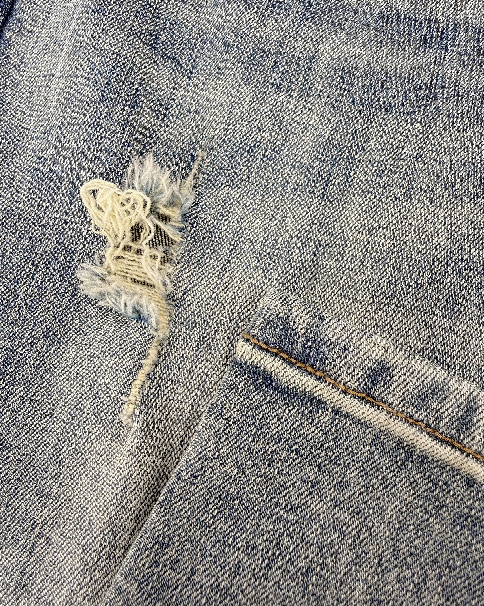 STRUCTURE SLIM DENIM | Blauw