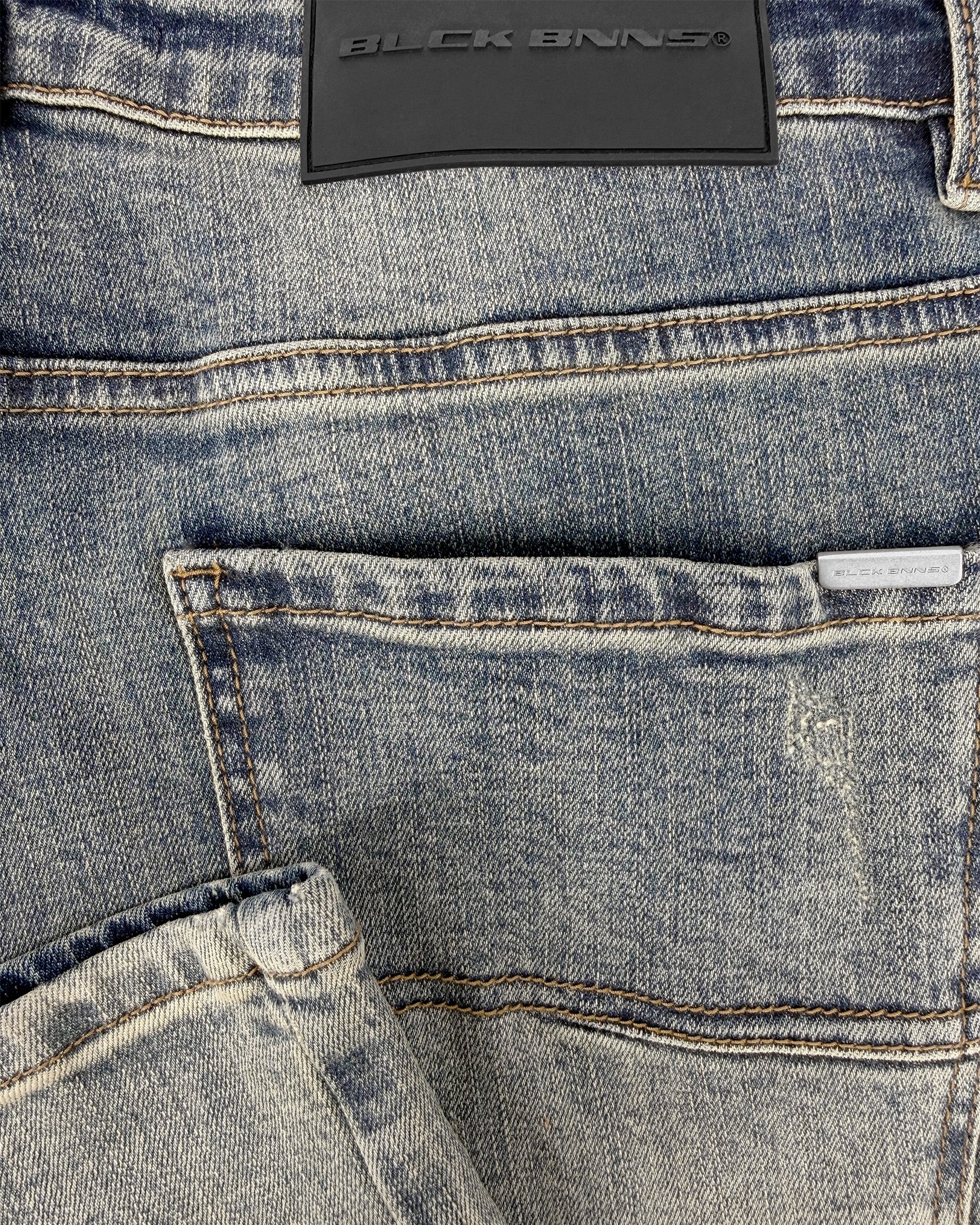 STRUCTURE SLIM DENIM | Blauw