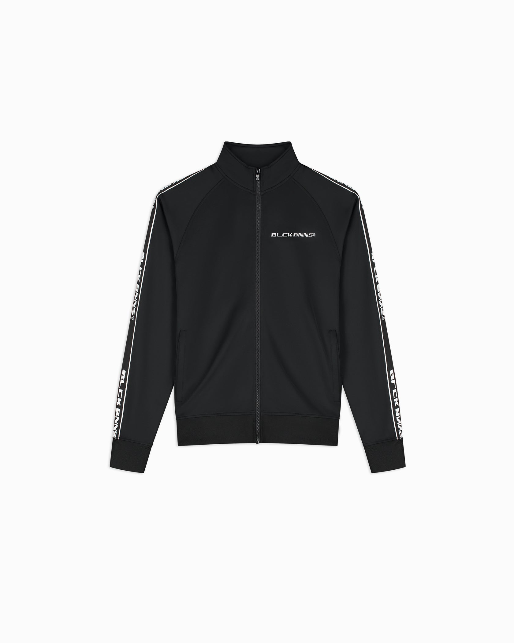 TAPED TRACKTOP | Zwart