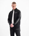 TAPED TRACKTOP | Zwart