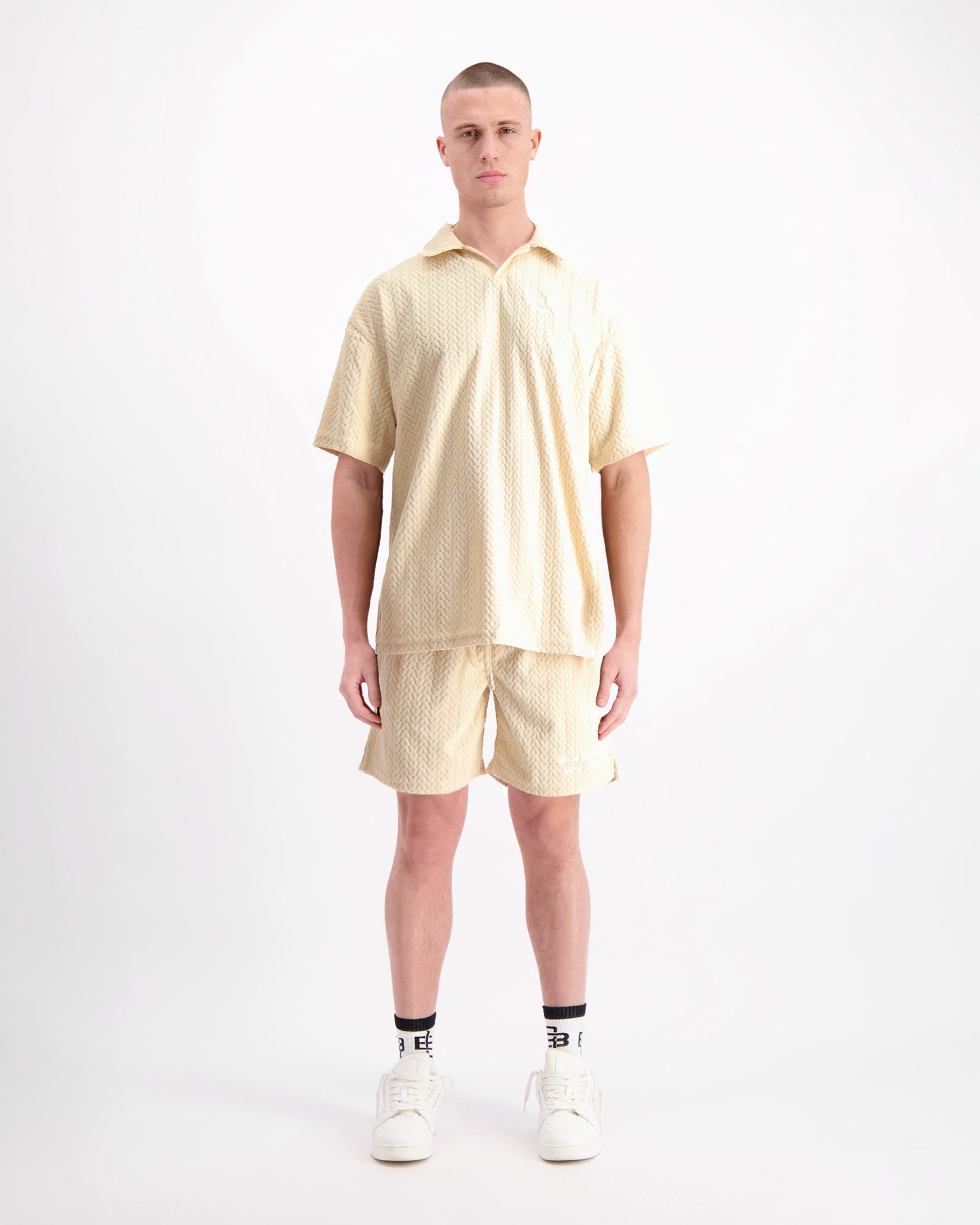 TERRY LOUNGE POLO | Zand
