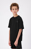 JR ESSENTIAL t-shirt | Zwart