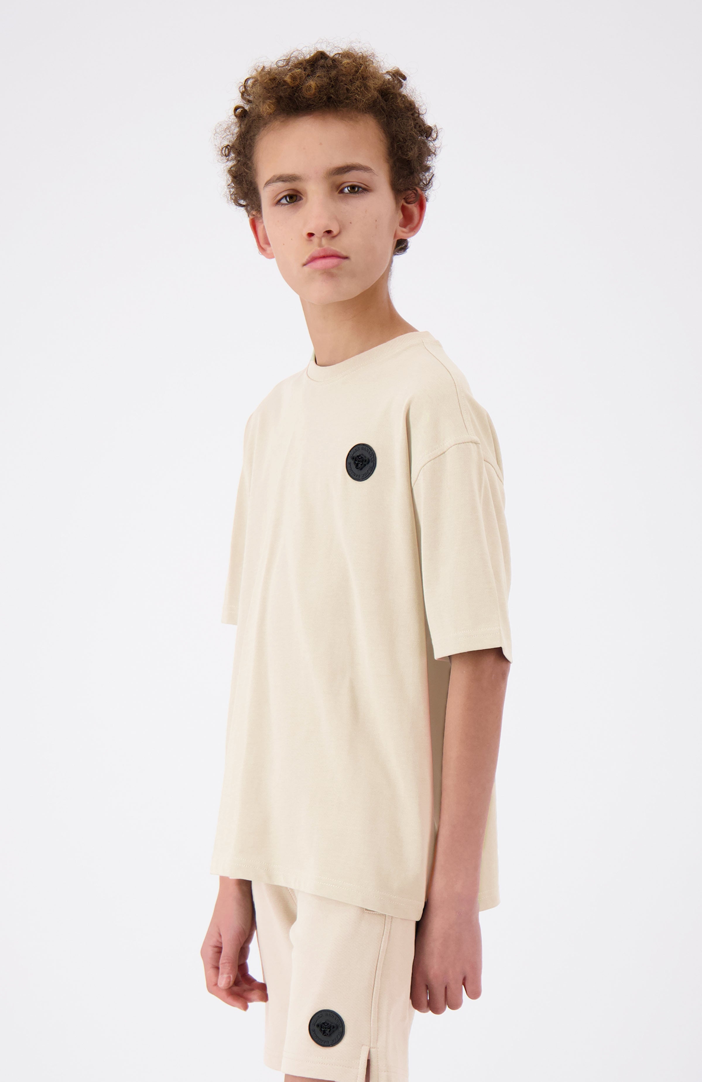 JR ESSENTIAL t-shirt | Zand